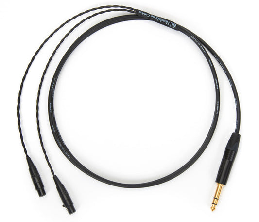 6ft Canare L-4E5C universal cable with dual mini 4-pin XLR connectors and 1/4" TRS plug