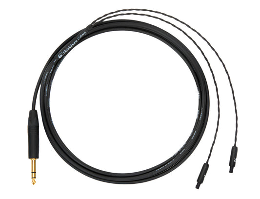 Custom Headphone Cables for Sennheiser HD 800, 800S, 820 with a 1/4" Plug - 10ft