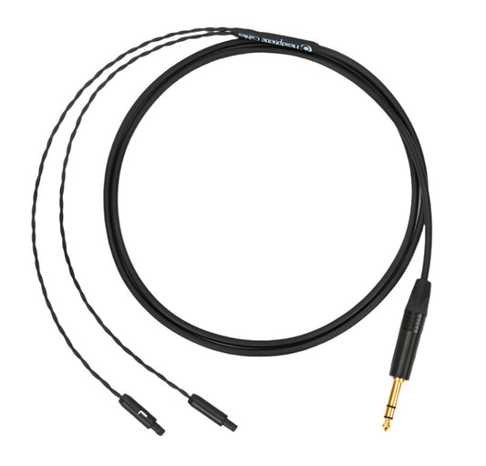 Custom Headphone Cables for Sennheiser HD 800, 800 S, 820 with a 1/4" Plug / 6ft