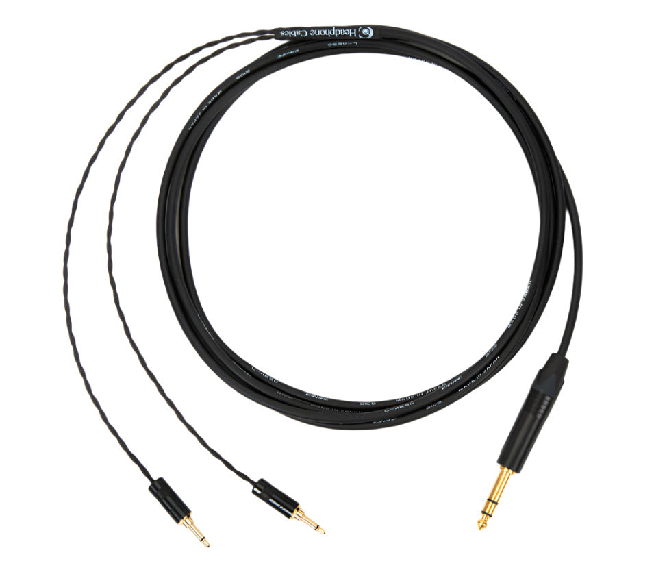 Custom Headphone Cables for Focal Clear MG, Celestee, Stellia - 1/4" Plug - 10ft