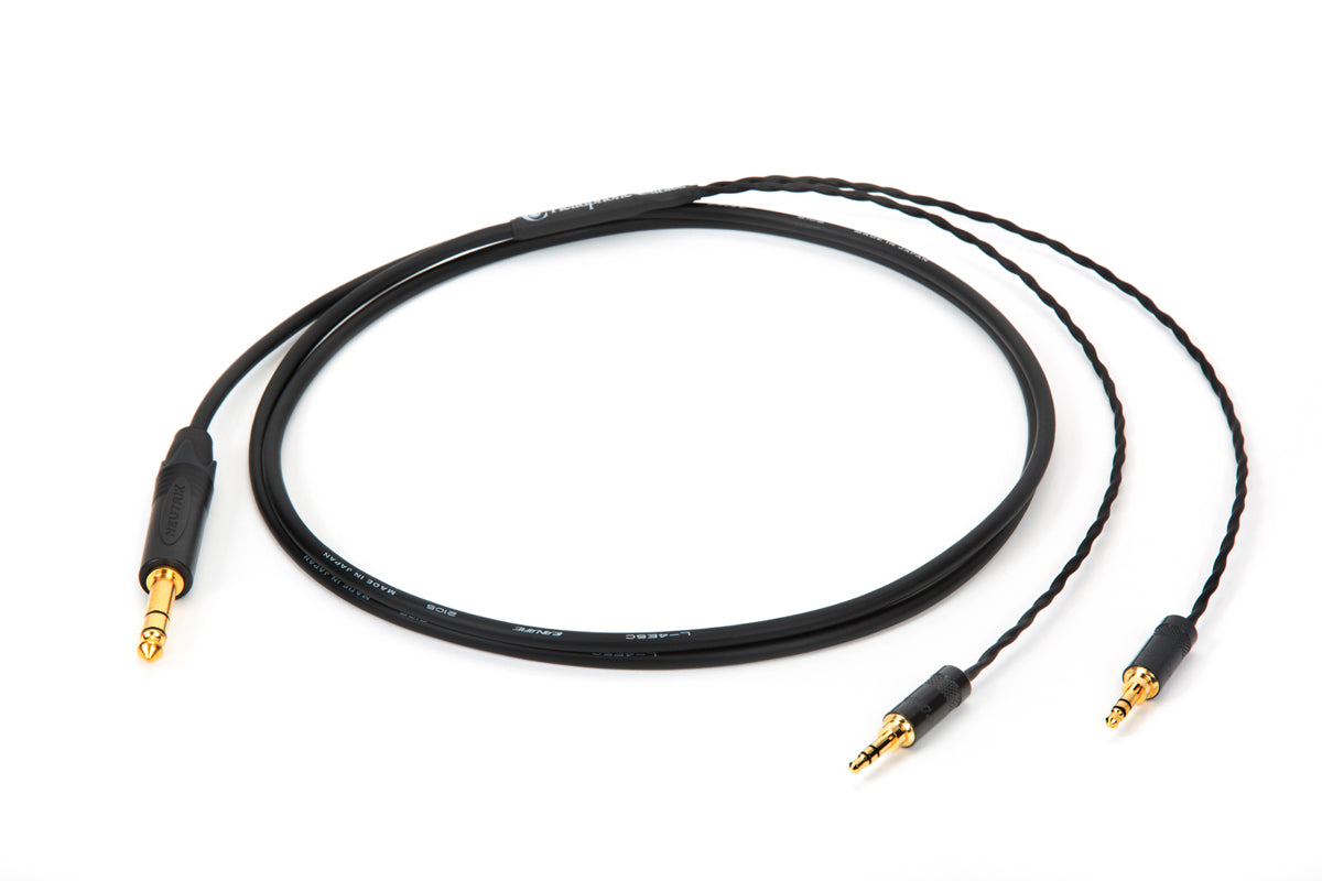 Custom Headphone Cables for HiFiMAN Headphones with a 1/4" TRS Stereo Plug - 6ft