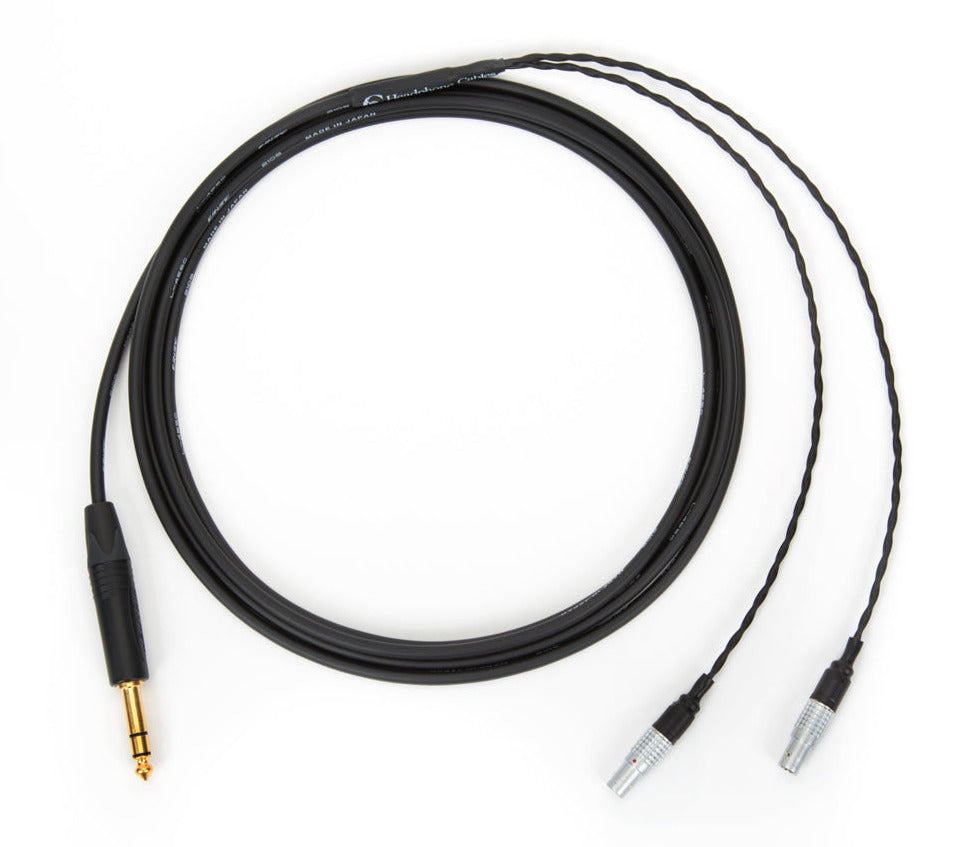 Custom Headphone Cables for Focal Utopia with a 1/4" TRS Stereo Plug - 10ft