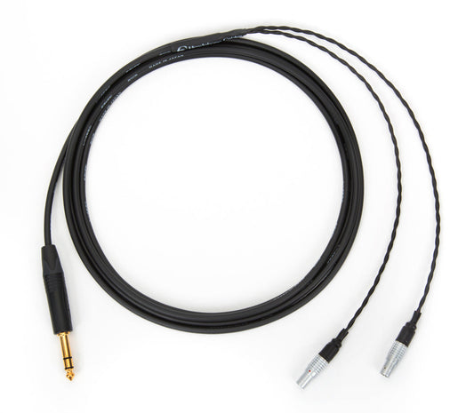 Custom Headphone Cables for Focal Utopia with a 1/4" TRS Stereo Plug - 10ft