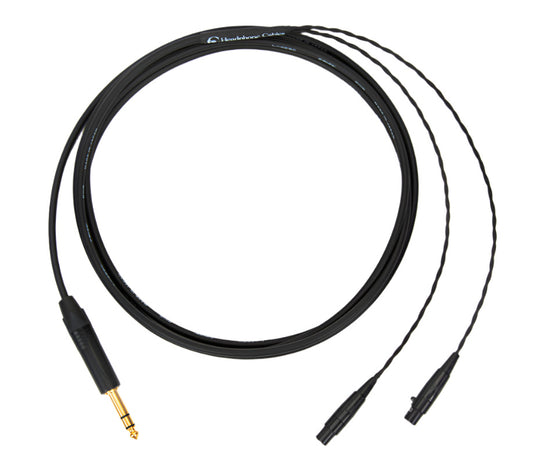 Custom Headphone Cables for Meze Audio ELITE, EMPYREAN II - 1/4" (TRS) Stereo Plug - 10ft