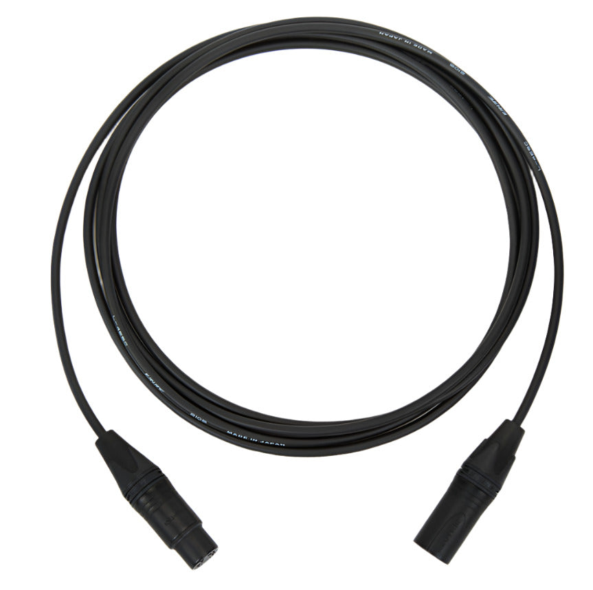 10ft Canare L-4E5C 4-pin XLR extension cable