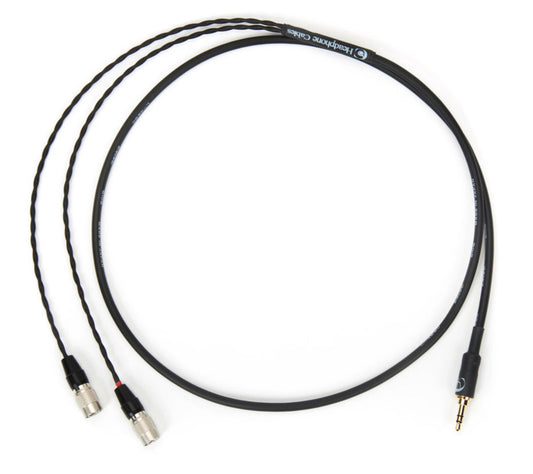 4ft Canare L-4E5C cable for Dan Clark Audio headphones with 3.5mm TRS plug