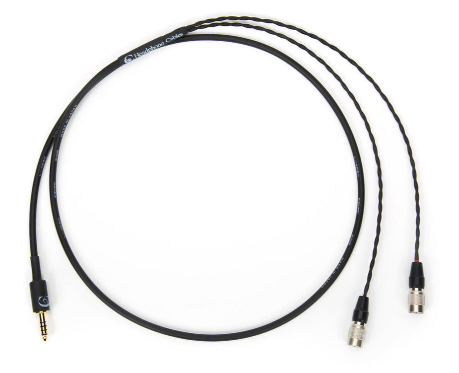 4ft Canare L-4E5C cable for Dan Clark Audio headphones with 4.4mm TRRRS balanced plug