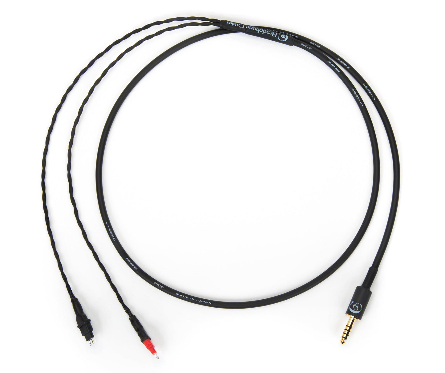 4ft Canare L-4E5C cable for Sennheiser HD 600, HD 650, HD 660S2 with 4.4mm TRRRS balanced plug