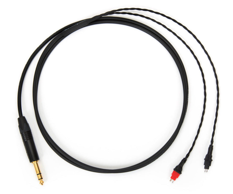 6ft Canare L-4E5C cable for Sennheiser HD 600, HD 650, HD 660S2 with 1/4" TRS plug