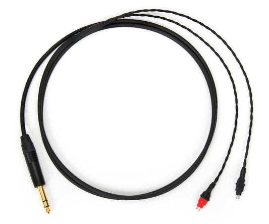 6ft Canare L-4E5C cable for Sennheiser HD 600, HD 650, HD 660S2 with 1/4" TRS plug