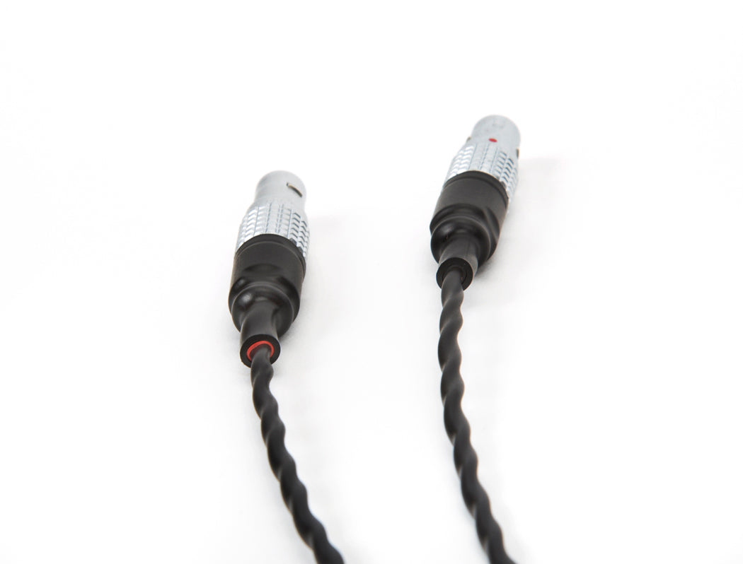 Focal Utopia Lemo connectors with red right channel and black left channel